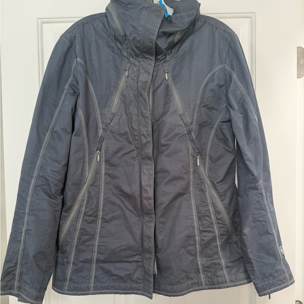 Kuhl Women's Dark Blue Jack with hood. Super cute!